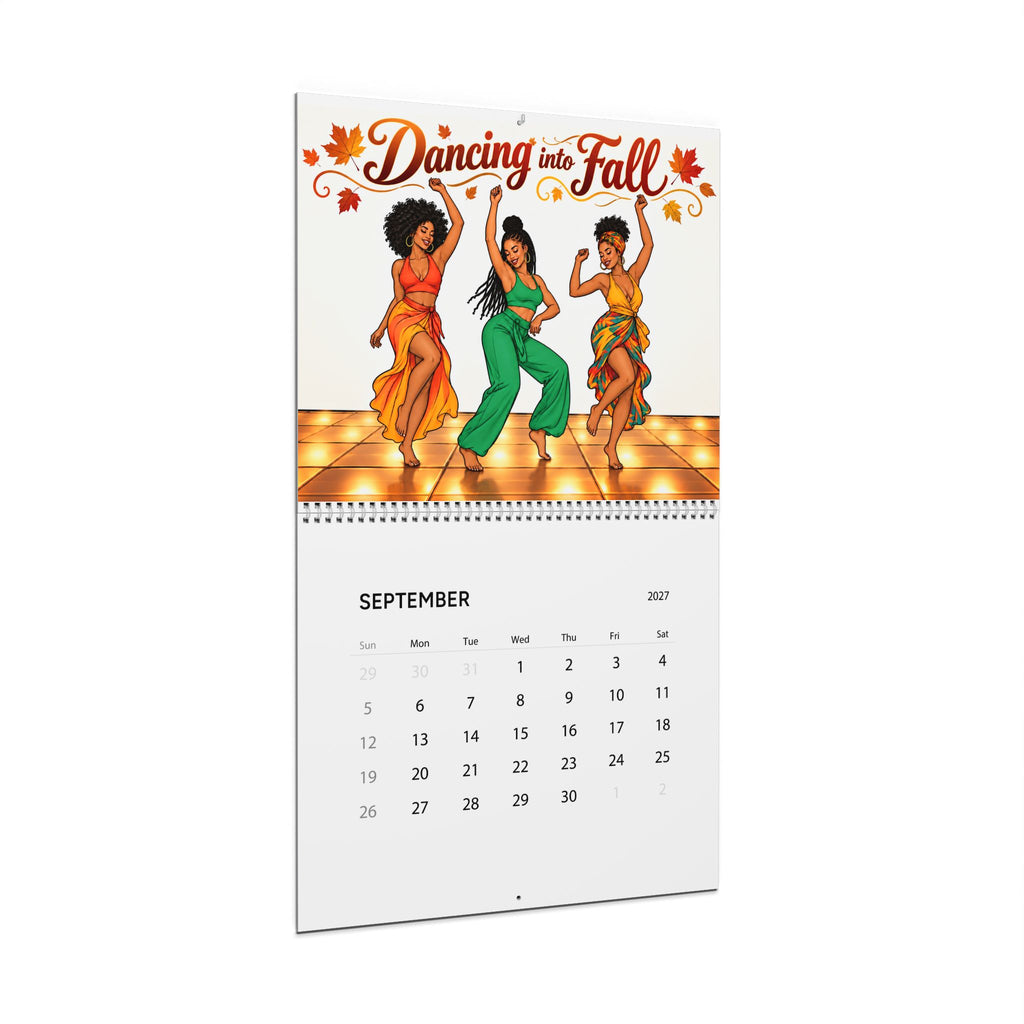 2027 Girlfriends Rock Wall Calendar — Inspirational Black Culture Art & Monthly Planner
