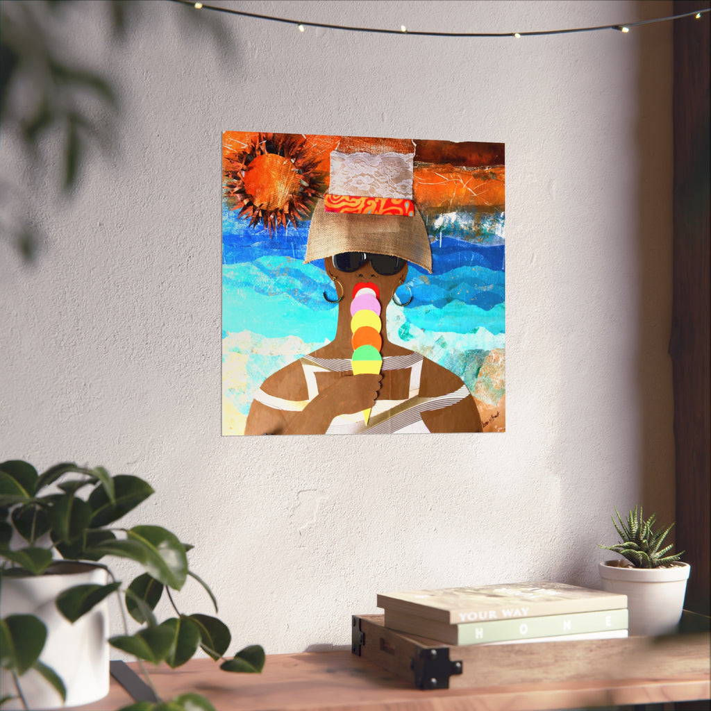 Life's a Beach Framed Fine Art Poster