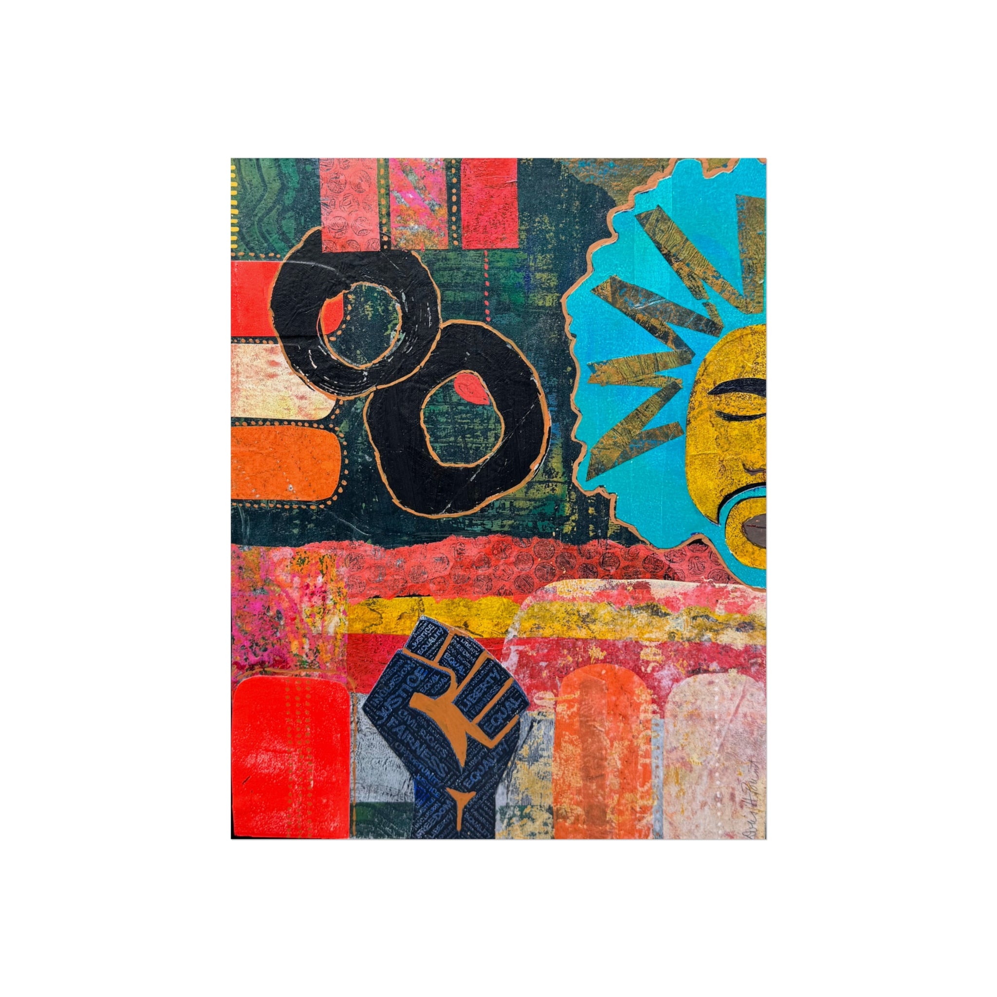 His Peace Framed Fine Art Poster