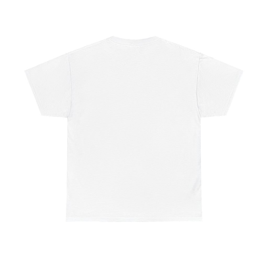 Haywire Afro Portrait Tee — Retro Blue Collage Graphic T-Shirt