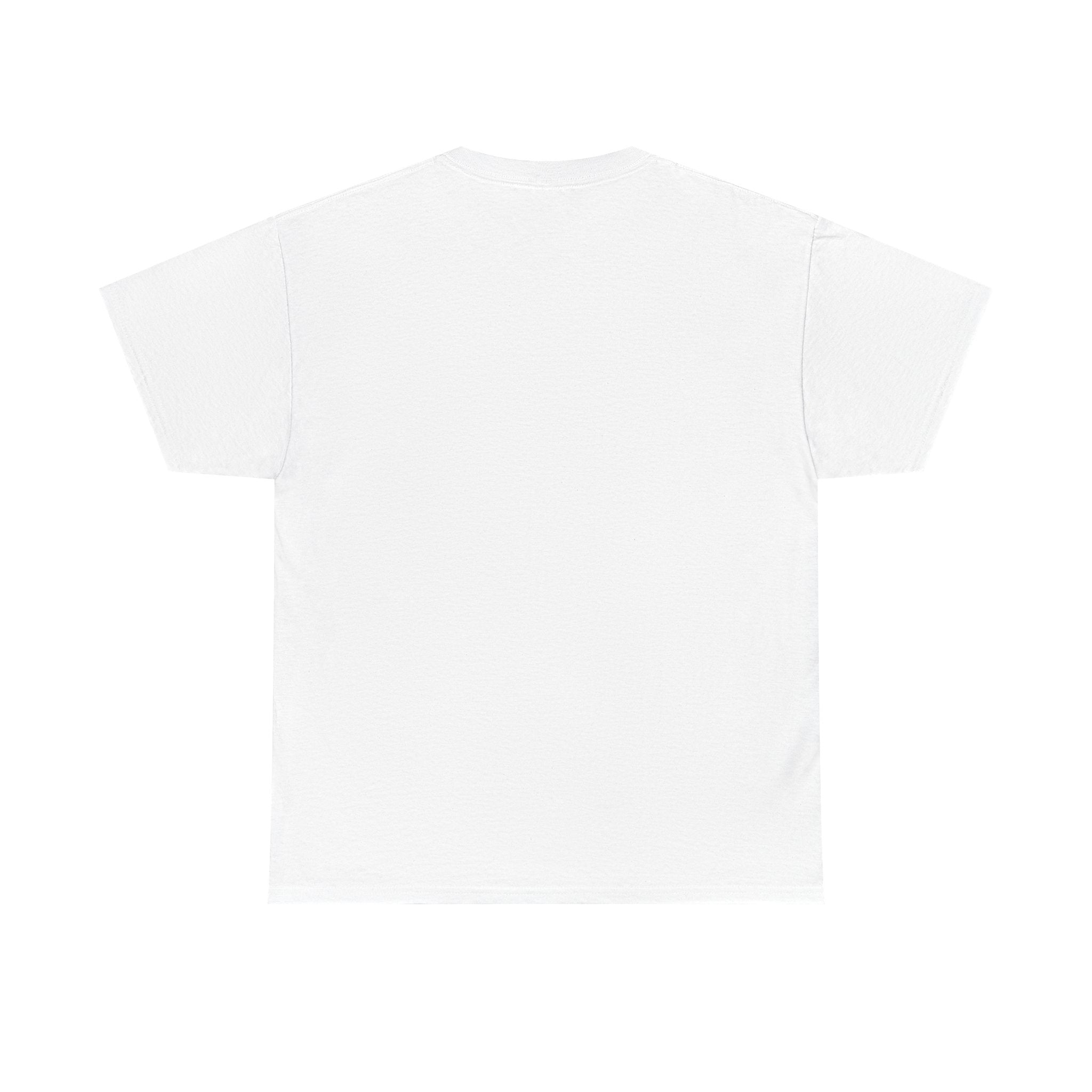 Haywire Afro Portrait Tee — Retro Blue Collage Graphic T-Shirt