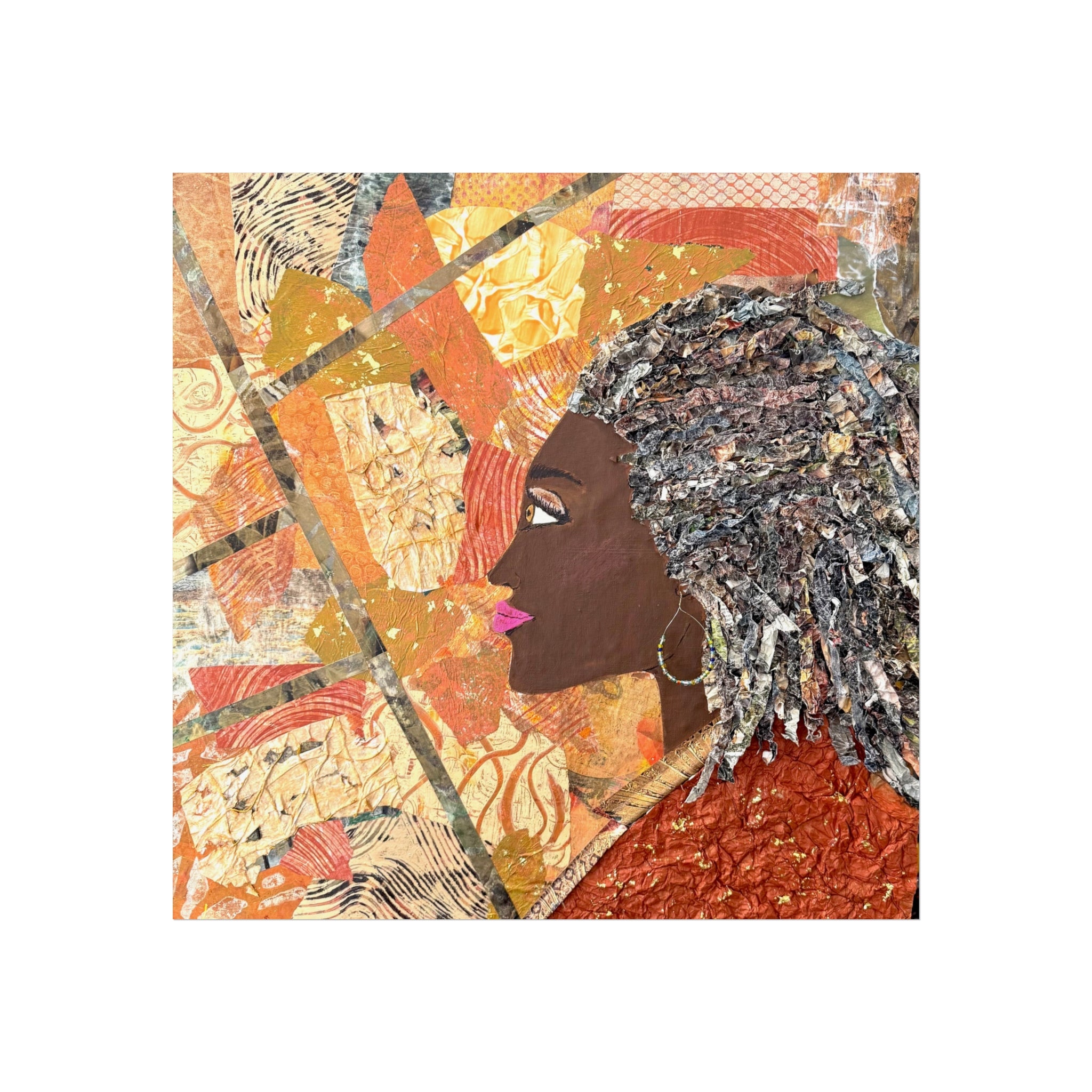 Radiance in Profile Framed Fine Art Poster