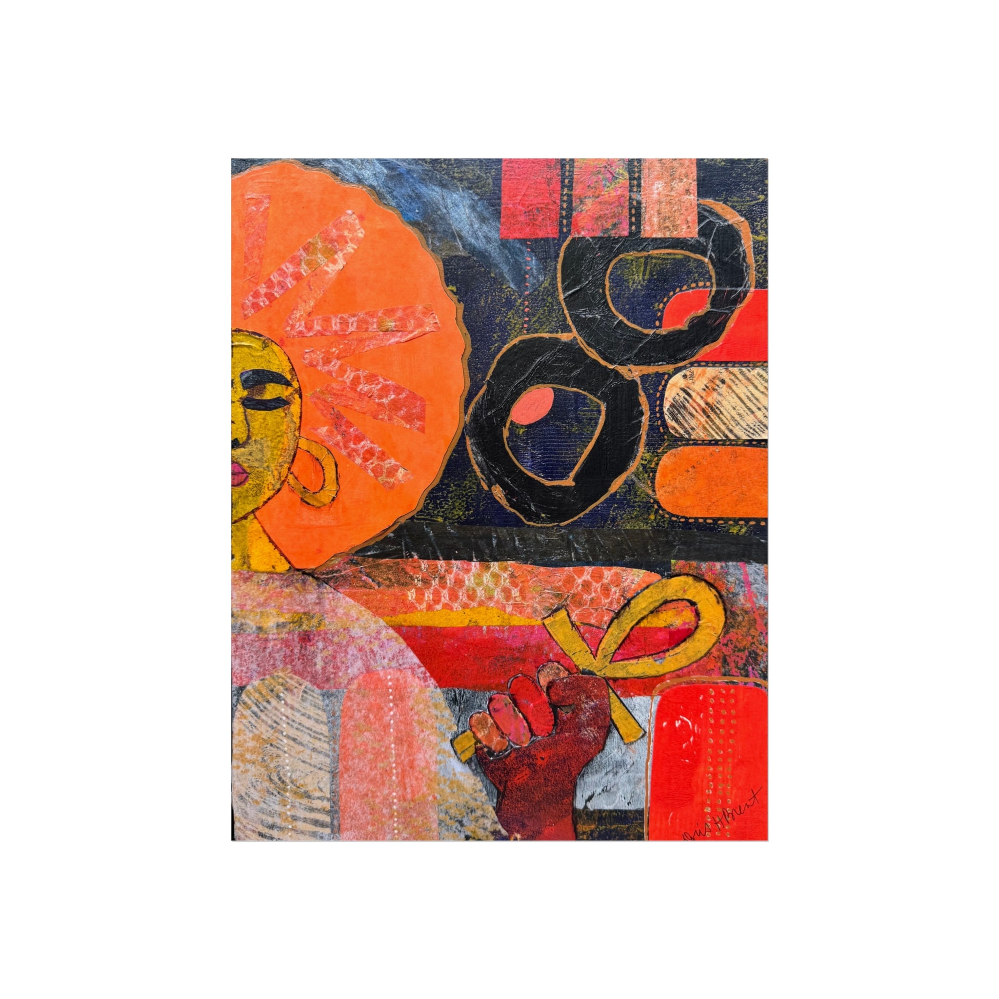 Her Peace Framed Fine Art Poster