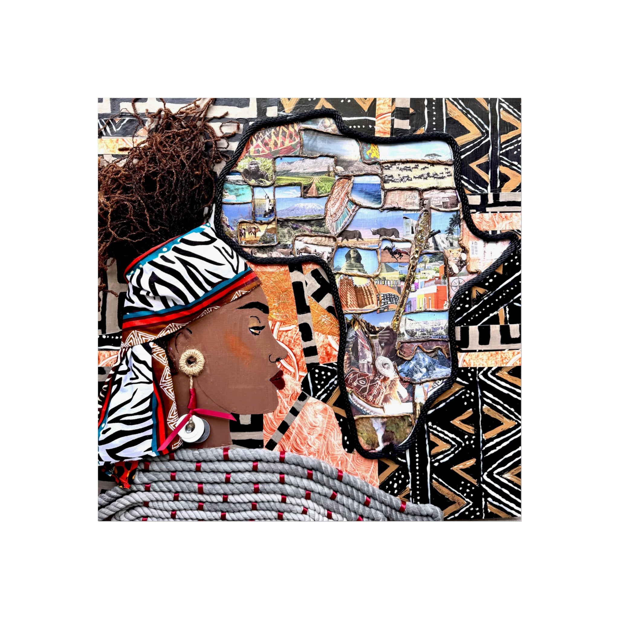 Wishing for the Motherland Framed Fine Art Poster