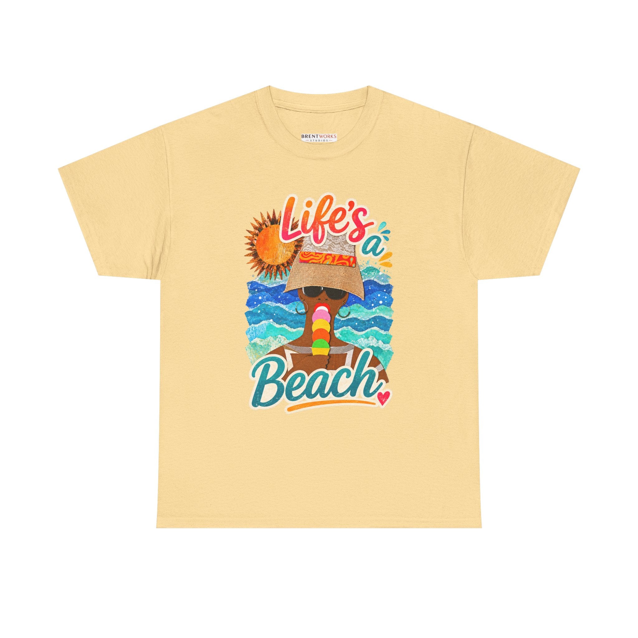 Life's a Beach T-Shirt – Retro Summer Vacation Tee