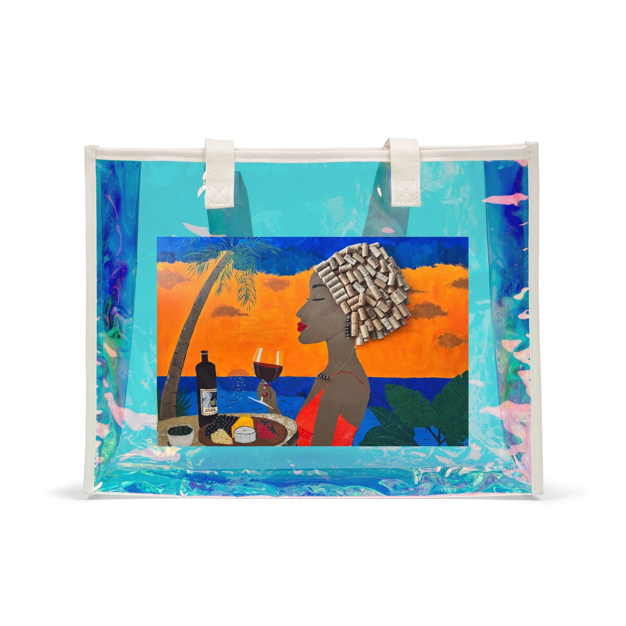 Sunset Sip Tote Bag