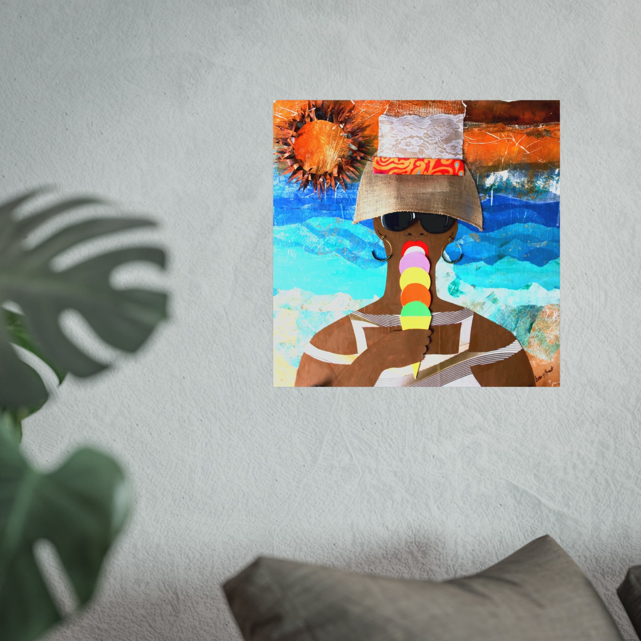 Life's a Beach Framed Fine Art Poster