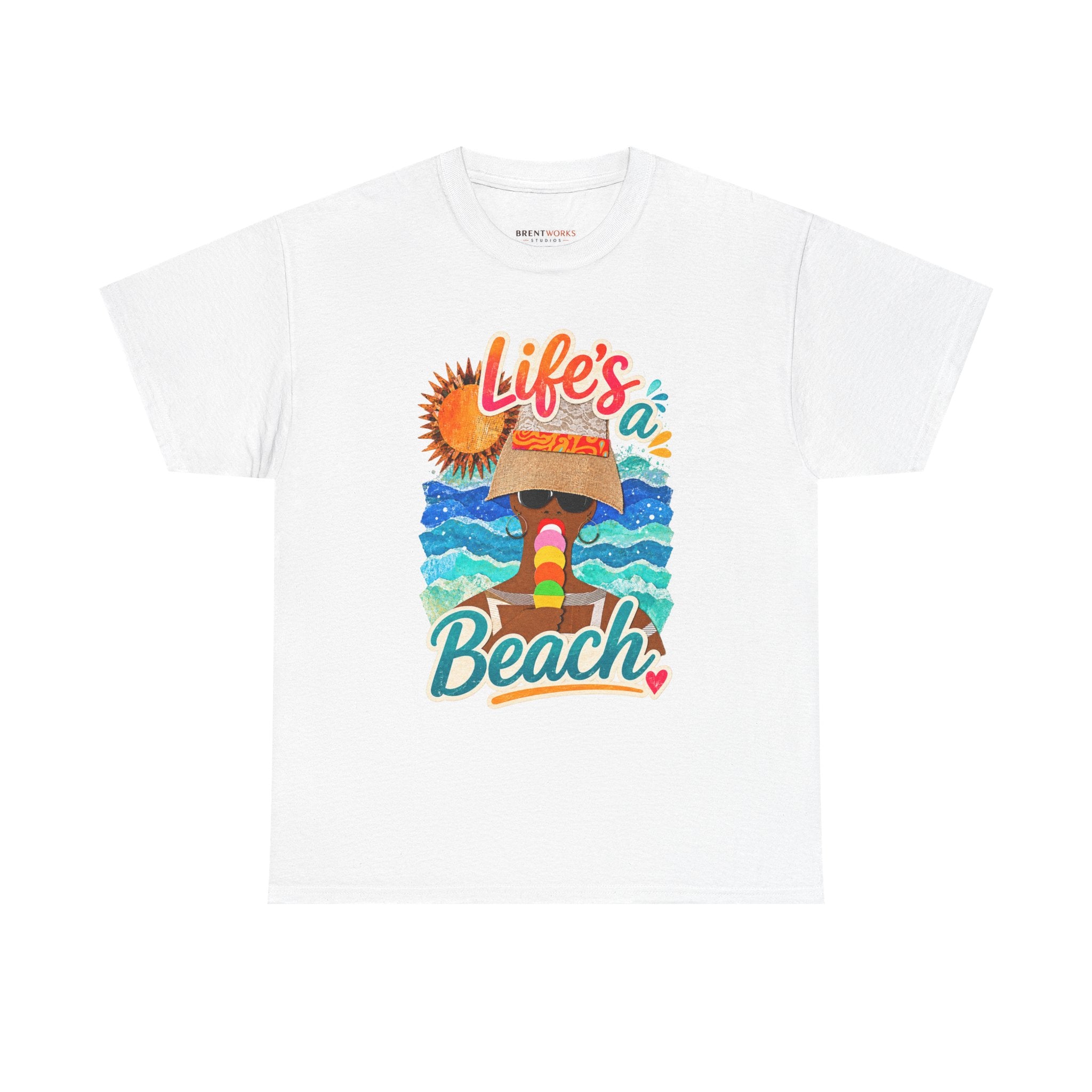 Life's a Beach T-Shirt – Retro Summer Vacation Tee