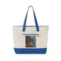 Haywire Art Zippered Canvas Tote