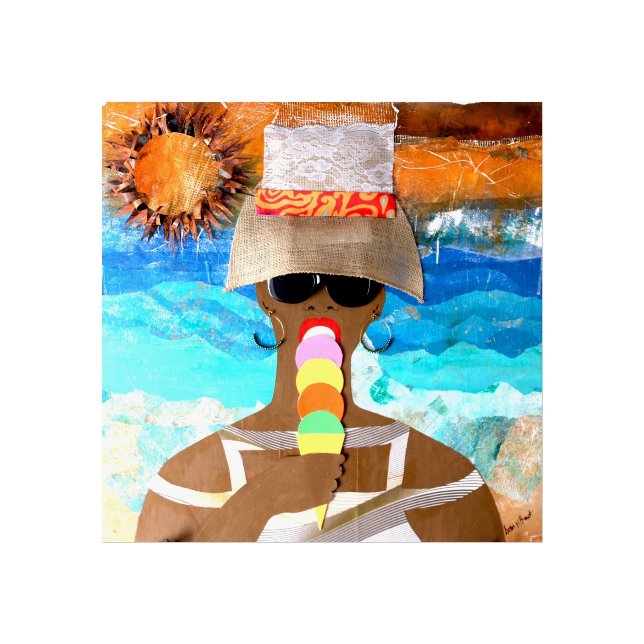 Life's a Beach Framed Fine Art Poster