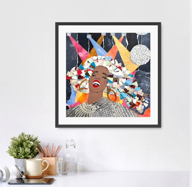 DiscoTek Framed Fine Art Poster