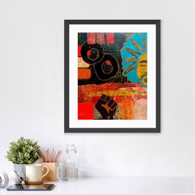 His Peace Framed Fine Art Poster