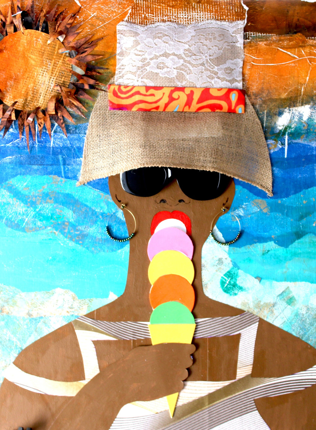 Life's a Beach Birthday Card