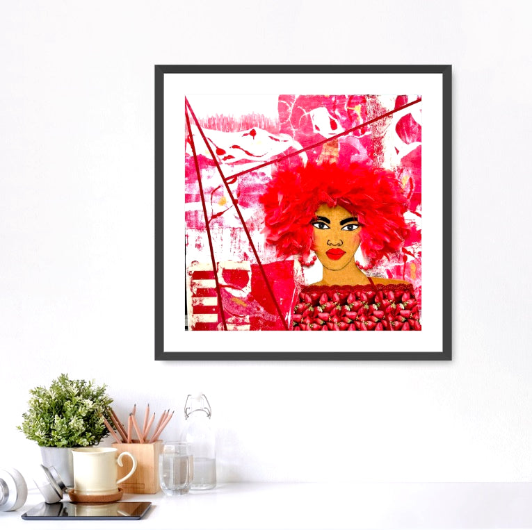 Seeing Redd Framed Fine Art Poster