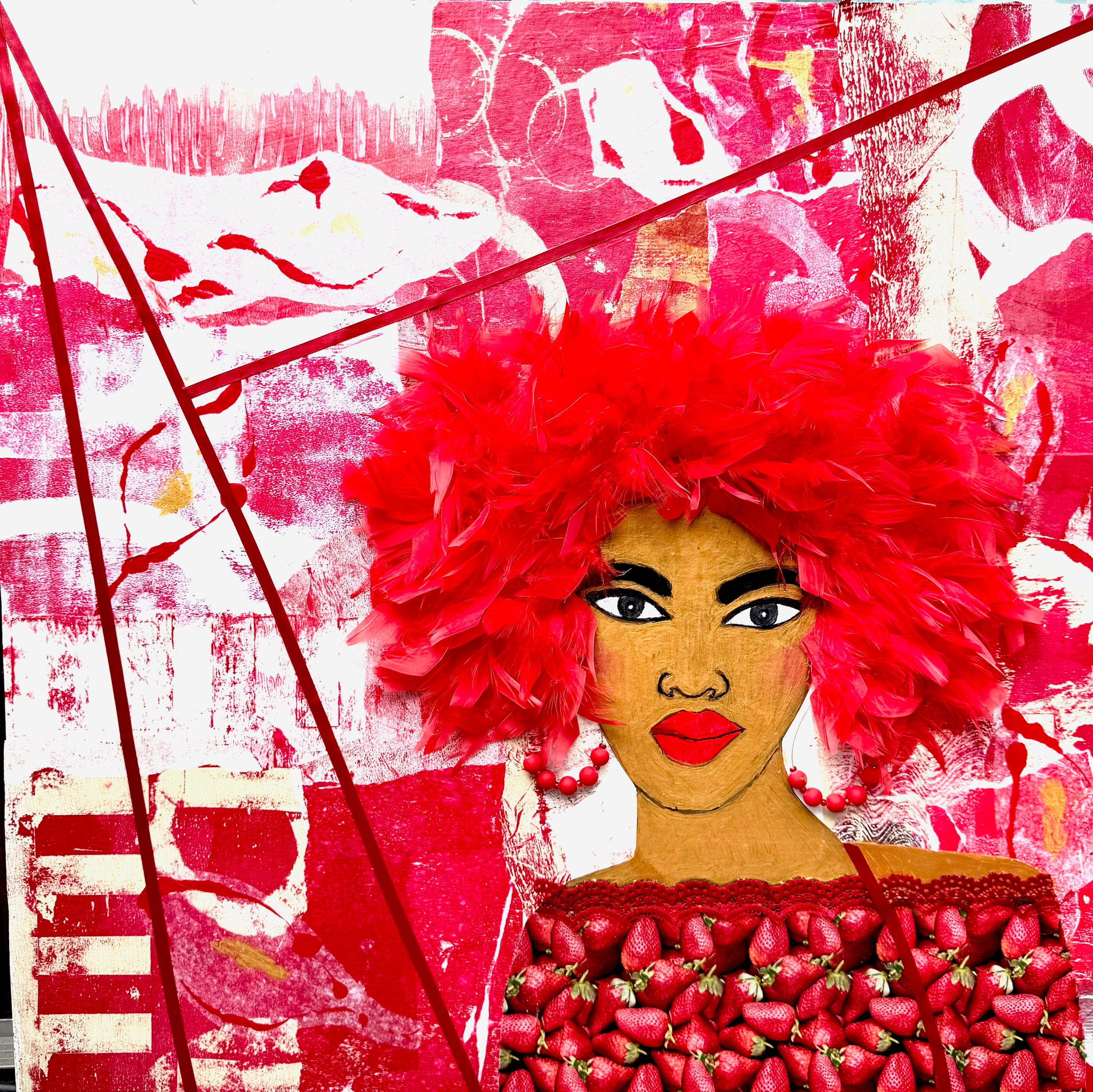 Seeing Redd Framed Fine Art Poster