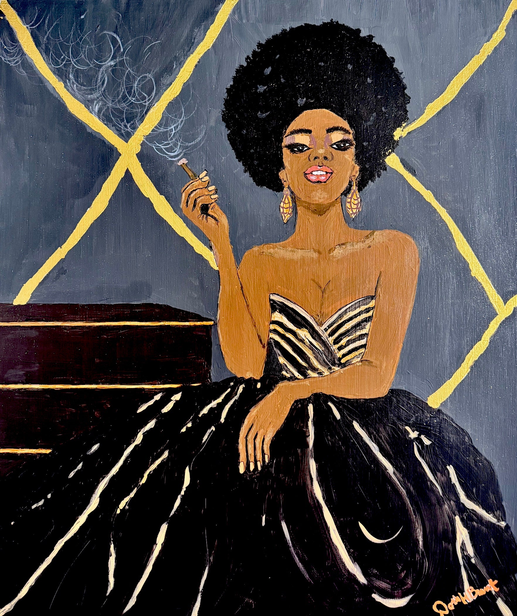 Toke Break Framed Fine Art Poster