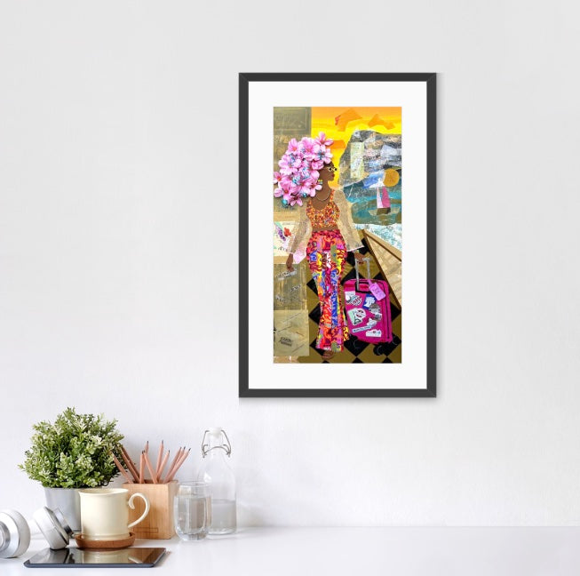 Travelholic Framed Fine Art Poster