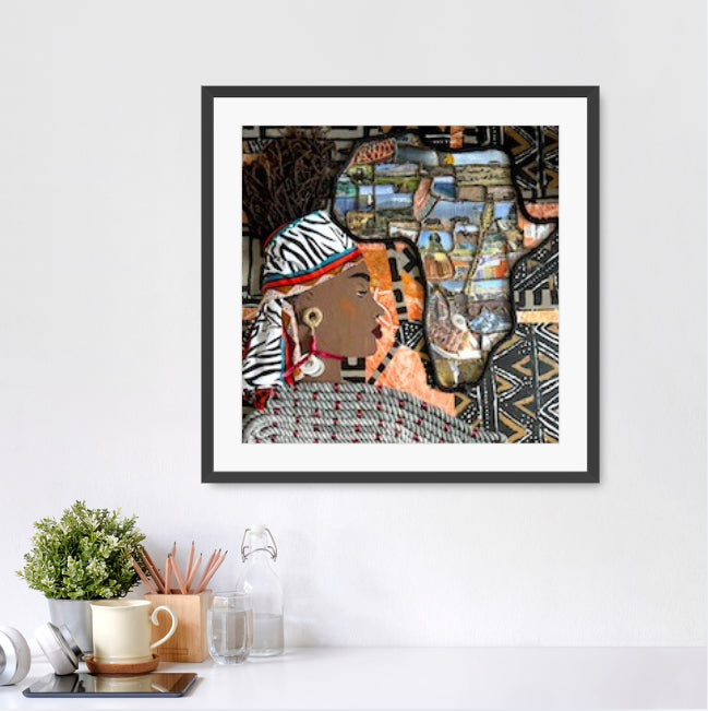 Wishing for the Motherland Framed Fine Art Poster